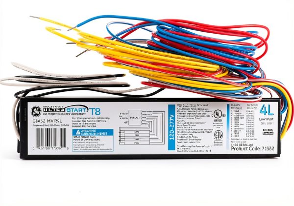 General Electric Electronic Fluorescent Ballast 4 Lamp T8-1