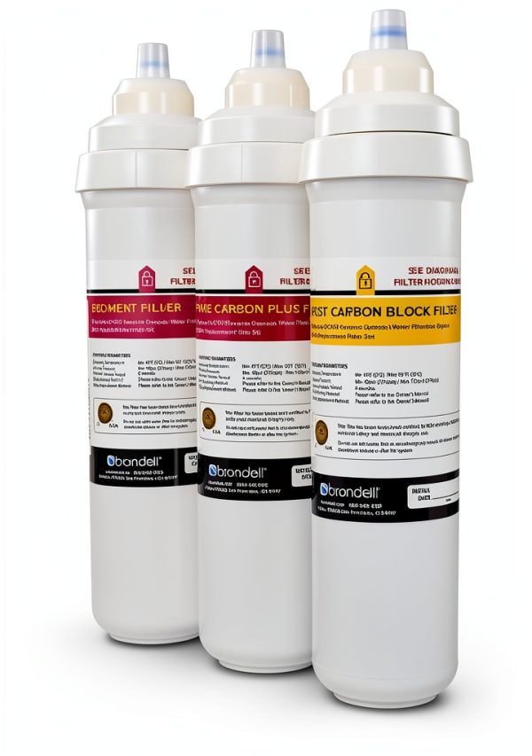 Brondell Circle Water Filter Replacement Carbon Block RF-20-7