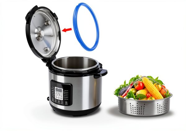 3 Quart Accessories Set Stainless Steel Lid Dishwasher Safe-5