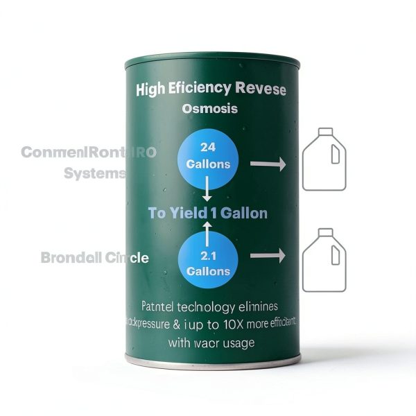 Brondell Circle Water Filter Replacement Carbon Block RF-20-2