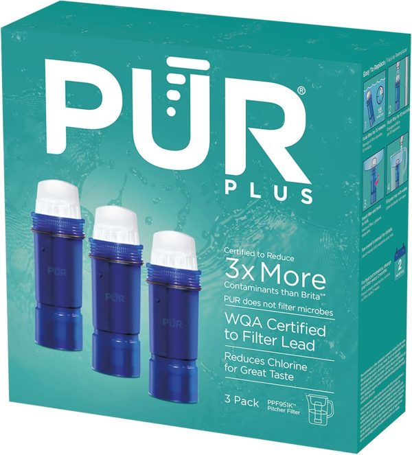 PUR Water Filter Replacement Lead Reduction 3 Pack-10