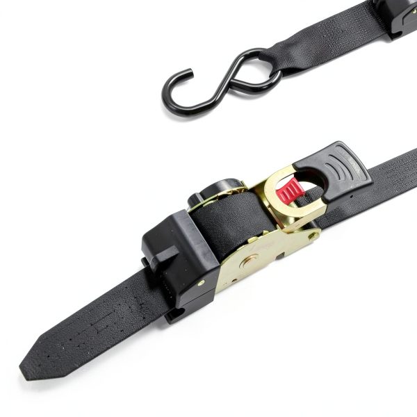 DC Cargo Mall Auto Retractable Ratchet Straps (4-Pack) 1” x 6ft, Heavy Duty, 1,522lb Break Strength – Tie Down Straps for Cargo, Truck, Trailer, Motorcycle, Boat-3