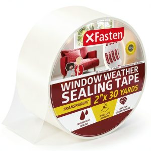 Transparent Window Weather Sealing Tape XFasten 2-Inch x 30 Yards-0